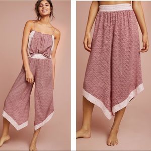 Anthro Flowy Floral Pants